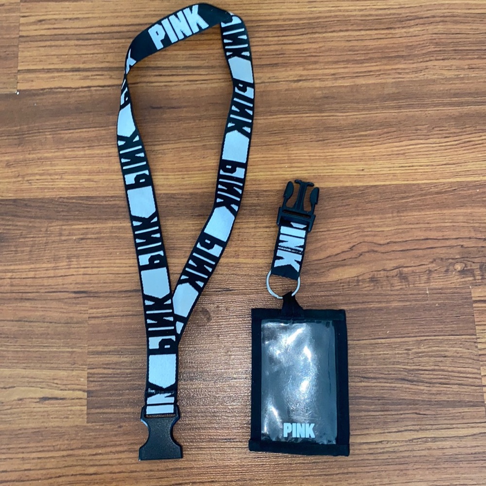 Pink lanyard